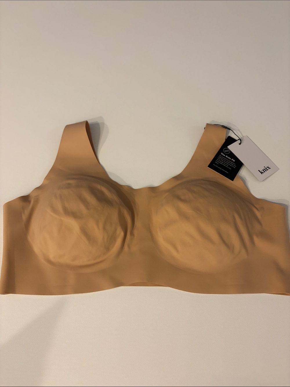 NWT KNIX LUXELIFT PULLOVER BRA NUDE 2 SIZE 4XL WIRELESS REMOVABLE PADS